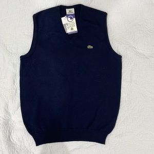Lacoste Blue Wool Vest